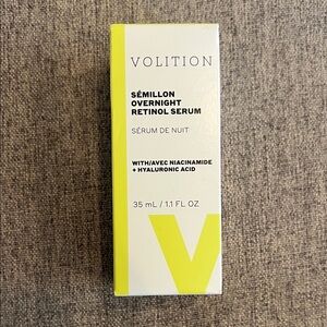 NEW! Volition Sémillon Overnight Retinol Serum - White and Yellow